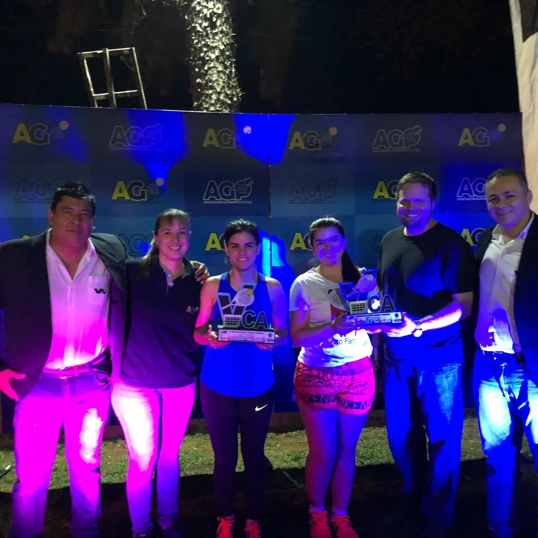 Award ceremony at national padel tournament